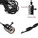 Light Socket with Cord, 15ft/4.5m Hanging Light Cord with E26 E27 Socket, UL Listed, On/Off Button - Hooks - 2-Prong AC Power Plugs, Sturdy Extension Hanging Lamp Cord Cable