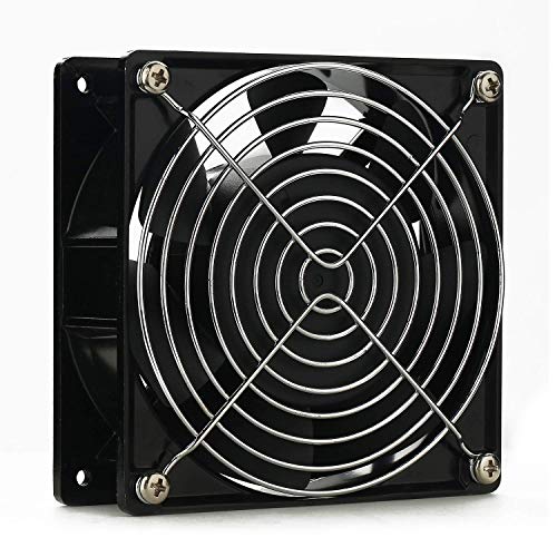 120V AC Cooling Fan, 120mm x 38mm Higth Speed, for DIY Cooling Ventilation Exhaust Projects