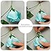 YILIYAJIA 4PCS(28.15 FT) Artificial Rose Vines Fake Silk Flowers Rose Garlands Hanging Rose Ivy Plants for Wedding Home Office Arch Arrangement Decoration(Blue)