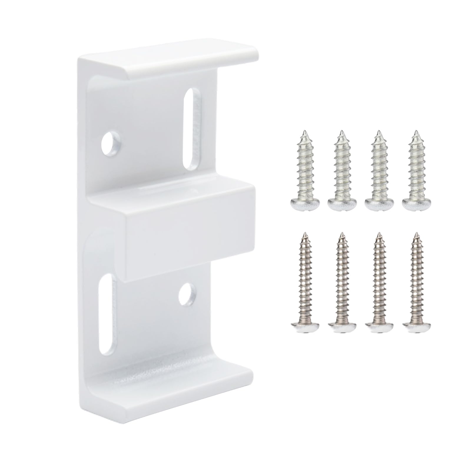 Photo 1 of MaxxGeek Sliding Door Keeper Extruded Aluminum Sliding Door Latch Replacement for Sliding Glass Doors Hook Style Latch(1 Pack)