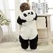 Meilaier Unisex-baby Winter Flannel Romper Panda Onesie Outfits Suit