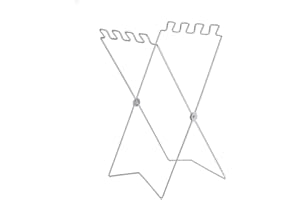 SUPANT Trash Bags 13 Gallon Holder Stand, Waste Sorting Bin, Grass Clippings Portable Fold Up Can, Trash Stand Holder for Camping Recycling Suitable in Bedroom, Kitchen, Camping Indoor and Outdoor