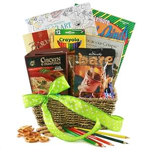 Art Therapy - Adult Coloring Book Gift Basket: Amazon.com: Grocery ...