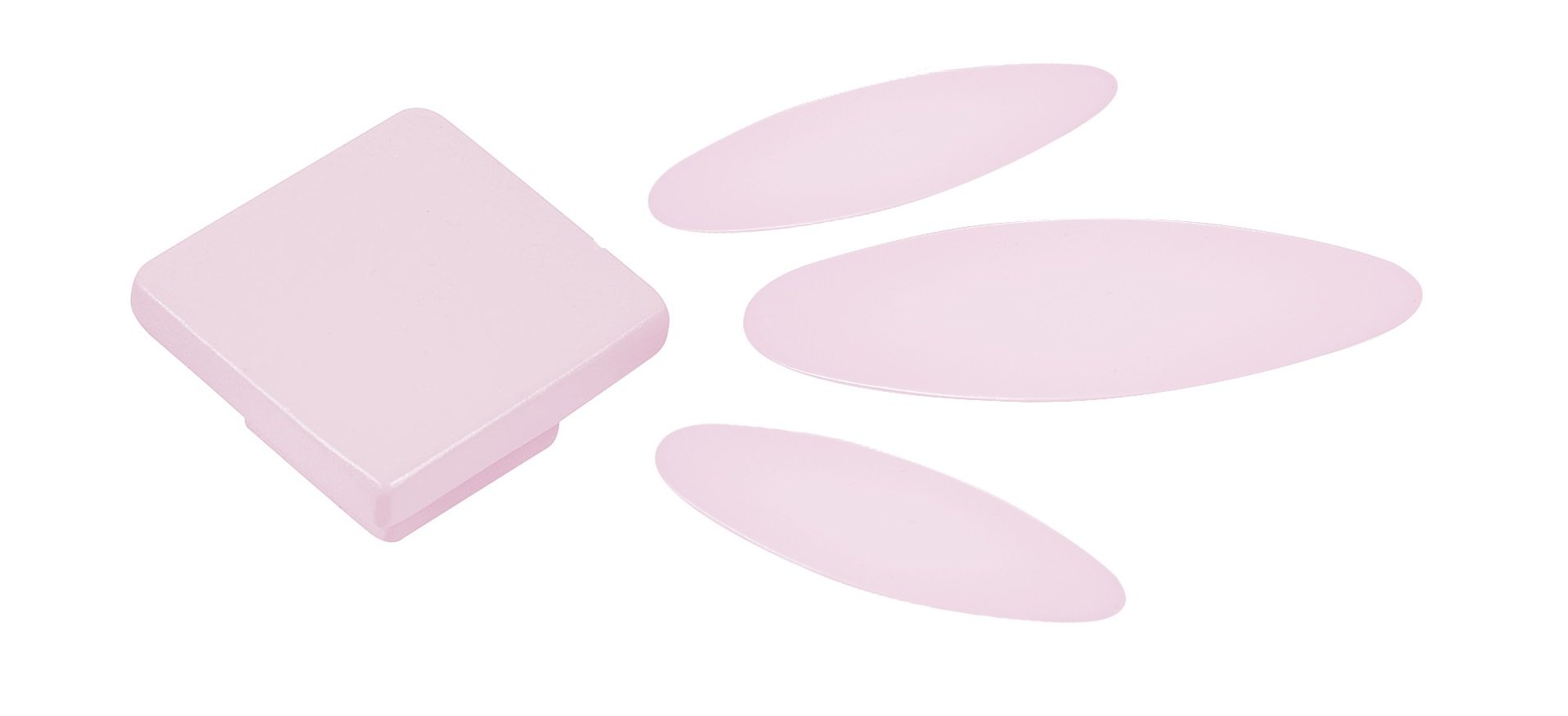 Poyetmotte 1600199 Petals with Buttons for Cabinet, Pink, Multicolor, One Size