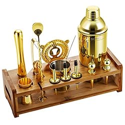 Soing Gold 24-Piece Cocktail Shaker Set,Perfect