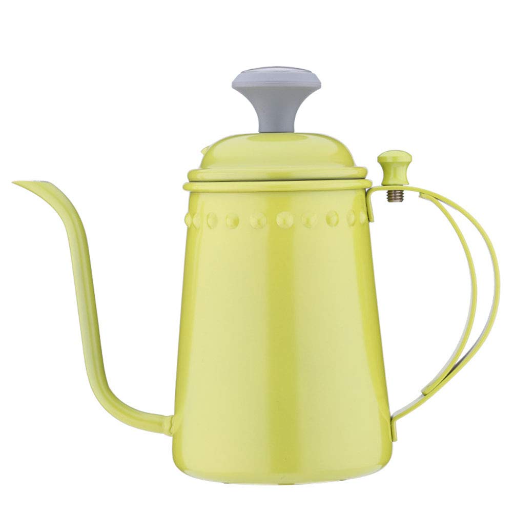 Fishboneuk Colorato in Acciaio Inox 304 con termometro fine caffettiera Adatto per i Comuni stufe e fornelli a induzione, Verde Prezzi offerta