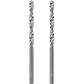 1/8" Solid Carbide Jobber Drill Bits with Straight Shank and 118&deg; Point Angle, Made from Tungsten Carbide Material,2-Pieces