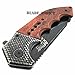Snake Eye Tactical Everyday Carry Ultra Smooth One Hand Opening Folding Pocket Knife - Ideal for Recreational Work Hiking Camping (MX)