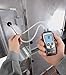 Testo 0560 0510 Pocket Pro Pressure Meter with Air Velocity, 0 to 100 hPa Range, +/- 0.01 hPa Resolution, 2 Type AAA Battery
