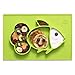 Cool Panda Premium Silicone Baby Placemat Set for Kids & Toddlers, Reusable Travel Bag, Non Slip Toddler Plates, Large Size: 15