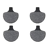 KMG 1984-1999 Harley Dyna Front Carbon Kevlar Organic NAO Disc Brake Pads Set