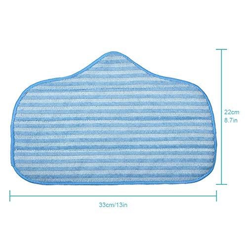 KEEPOW Replacement Microfiber Mop Pads for McCulloch MC1275, Steamfast