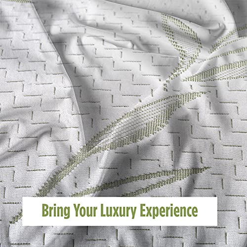 Sleepsia Supersoft Bamboo Queen Pillow Protectors (2 Pack 20"x28