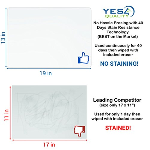 2 Magnetic+Erase+Whiteboard+Sheet+Refrigerator