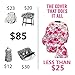 Baby Car Seat Cover, Nursing Cover for Breastfeeding Moms, Grocery Cart Cover, 4 in 1 Multi Use Stretchy Canopy for Baby Girls
