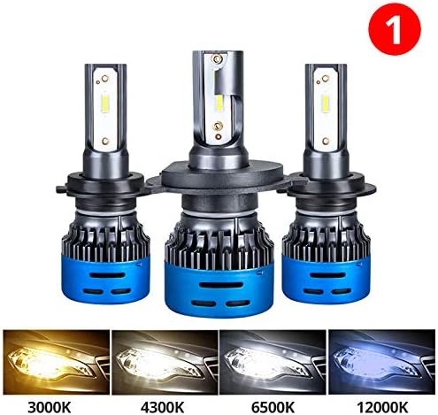 REEMILY H7 Led H4 Led H7 Car Light H11 H1 Led Headlight HB3 HB4 9005 9006 H8 H9 Led Bulbs 12V 12000K 6500K Lamp 4300K 3000K Light Bulb