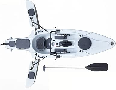 fissot newest 1-person folding canoe fishing jet plastic