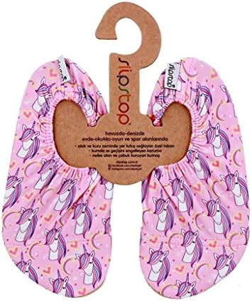 SlipfreeNon-Slip Shoes for Girls and Boys. Light, Soft and Comfortable, Unisex, Kids Beach Water Shoes with Protective Sole, Ideal for Holiday, Sports, Home and More. Protects Against Weever Fish
