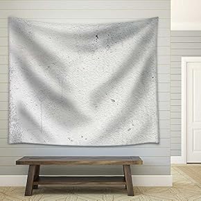 Aged Cement Wall Texture - Fabric Wall Tapestry Home Decor - 51x60 inches