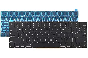 Willhom Keyboard US Layout Replacement for MacBook Pro Retina Display (Touch Bar) Late 2016-Mid 2017 13-inch A1706 15-inch A1707