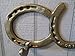 Horseshoe Coat Rack 2 Hook Cast iron western decor tack hat wall country
