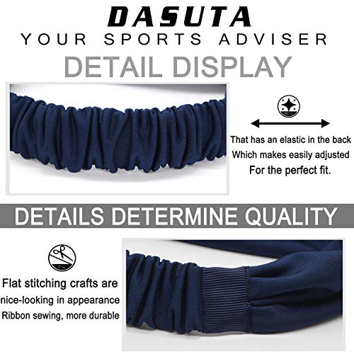 image for DASUTA Set of 10 Women's Yoga Sport Athletic Workout Headband for Runn