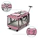 Bonnlo Cat Puppy Pet Wheels Rolling Carrier Stroller - 20