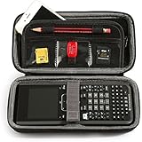 BOVKE for Graphing Calculator Texas Instruments TI Nspire CX CAS Graphing Calculator Hard EVA Shockproof Carrying Case Storage Travel Case Bag Protective Pouch Box