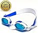 Phaze Sports Swimming Goggles for Kids - Wide Angle Lens - No Fog - No Tangles - UV Protected and 100% Risk Free!