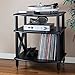 Pangea Audio Vulcan TT Turntable Stand with Vinyl Record Storage - Rosenut Red