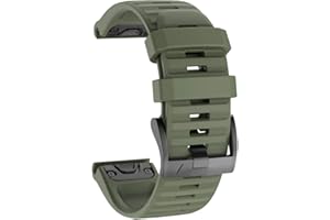 ISABAKE SABAKE Watch Band for Garmin Fenix 6X/6X Pro, Quick Fit 26mm Wristbands,Compatible with Fenix 6X/6X Pro Fenix 5X/5X Plus Fenix 3/3 HR