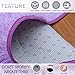 YJ.GWL Soft Shaggy Area Rugs for Bedroom Fluffy Living Room Rugs Nursery Girls Carpets Kids Home Decor Rugs 4 x 5.3 Feet Purple