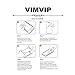 VIMVIP Samsung Galaxy J1 Glass Screen Protector Premium HD Clear Film with Free Lifetime Replacement Warranty / Ultra High Definition Invisible and Anti-Bubble Crystal Shield (Galaxy J1)