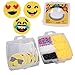 Emoji Smiley Face Fuse Beads- 6 Different Emojis - 3600pcs Beads (6 Colors), Tweezers, Peg Boards, Ironing Paper, Case - Works with Perler Beads- Pixel Art Project Gift- Officially Licensed by Emoji