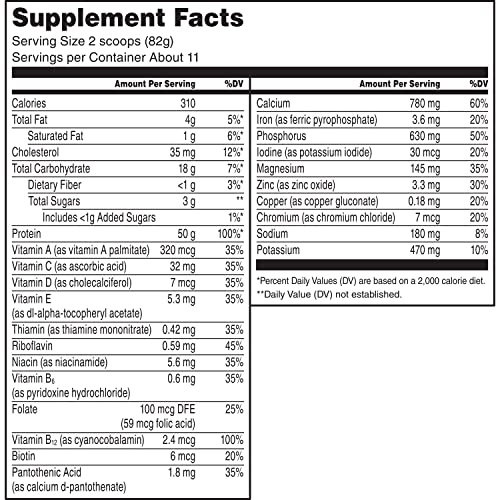 MUSCLE MILK PRO SERIES PROTEIN POWDER SUPPLEMENT, SLAMMIN’ STRAWBERRY, 2 POUND, 11 SERVINGS, 50G PROTEIN, 3G SUGAR, 20 VITAMINS & MINERALS, NSF CERTIFIED FOR SPORT, PACKAGING MAY VARY