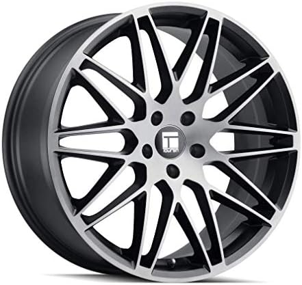 TR75 18x8, Bolt Pattern: 5x120/, Offset: 40, BRUSHED MATTE BLACK W/DARK TINT, set of 1
