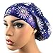 Womens Surgical Scrub Hat Sun Moon Stars Bouffant Scrub Cap