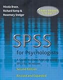 SPSS for Psychologists: A Guide to Data Analysis Using Spss for Windows by