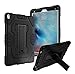 iPad Pro 10.5 Case, Digital Hutty 3 in 1 Shockproof Heavy Duty Full-body Protective Cover with Kickstand for Apple iPad Pro 10.5 2017 Release Black