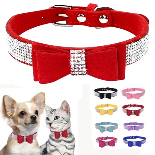 Pimaodog Rhinestone Dog Collar