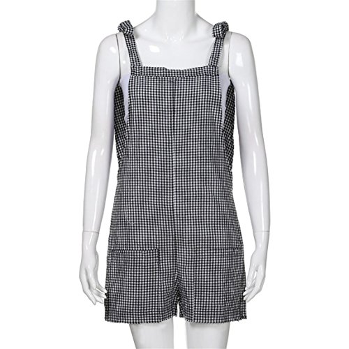 Nadition Clearance !!! Women Straps Jumpsuits Overalls Shorts Pants Romper Trousers Playsuits (M, Black)