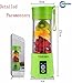 TOWABO USB Juicer Cup, Fruit Mixing Machine, Portable Personal Size Electric Rechargeable Mixer, Blender, Water Bottle