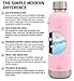 Simple Modern 17oz Bolt Sports Water Bottle - Stainless Steel - Double Wall Vacuum Insulated - Leak Proof Bottle -Blush