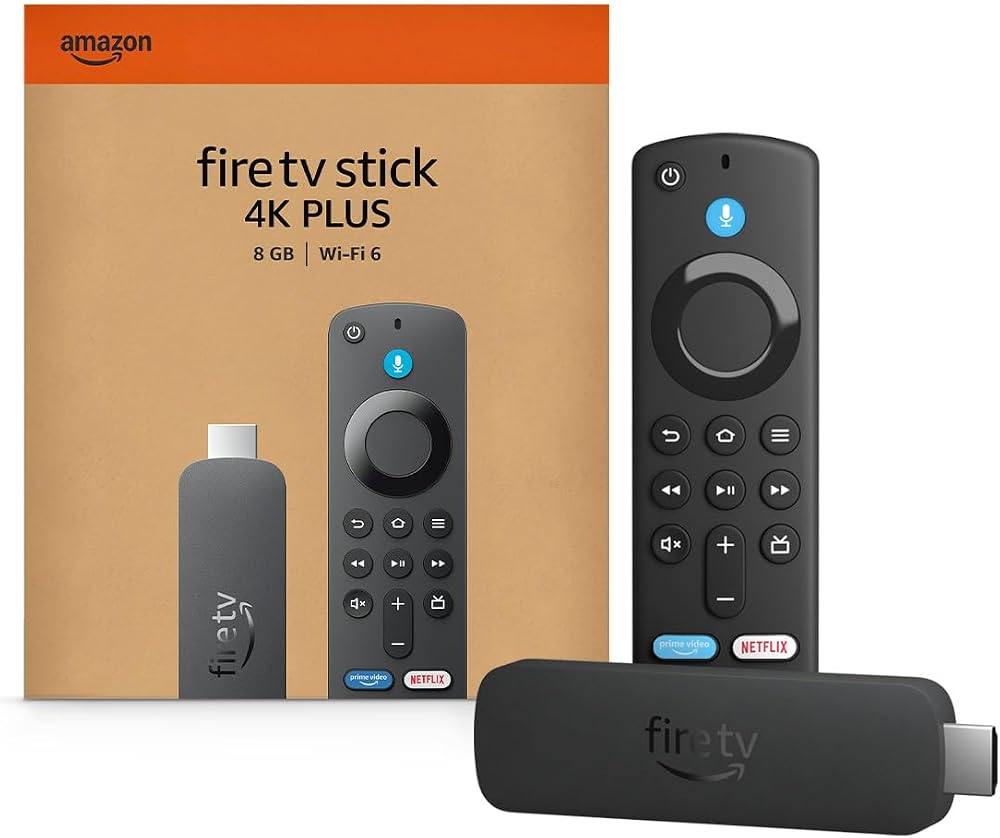 Amazon Fire TV Stick 4K Plus (newest model) with AI-powered Fire TV Search, Wi-Fi 6, stream hundreds of thousands of movies a