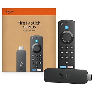 Amazon Fire TV Stick 4K Plus with AI-powered Fire TV Search, Wi-Fi 6, stream hundreds of thousands of movies and shows, free