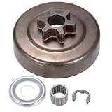 ANCIRS 3/8 6T Clutch Drum Sprocket Washer E-Clip Kit for STIHL Chainsaw MS170 MS180 MS210 MS230 MS250 017 018 021 023 025 1123 640 2003