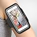 Armband, Trianium iPhone 5S Armband Universal Sport Armband for iPhone 6 5 SE 5C, Galaxy S7 / Galaxy S6 S5 S4 S6 Edge Running Pouch for Workout Touch Compatible + Key Holder - Black