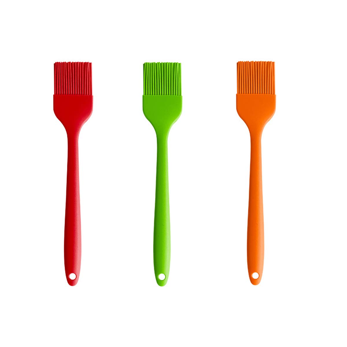 Pastry Brush, 3Pcs Kitchen Brush for Cooking, Baking, Barbecue - BPA Free (Green)
