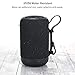 Bluetooth Speakers 5.0, 20W Portable Speaker with Deep Bass, IPX56 Waterproof, Dual Drivers, Built in Mic, TF/AUX/USB, Auto Off, Perfect Speakers Bluetooth Wireless for Phone TV Outdoor Gift(Black)