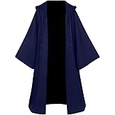 Tokisaki Halloween Magic Cloak Magical Hooded Robe Cosplay Costume Wizard Witch Cape for Women Men